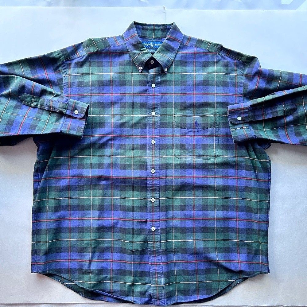 Ralph Lauren | Plaid Button-Down Shirt – Men’s XL